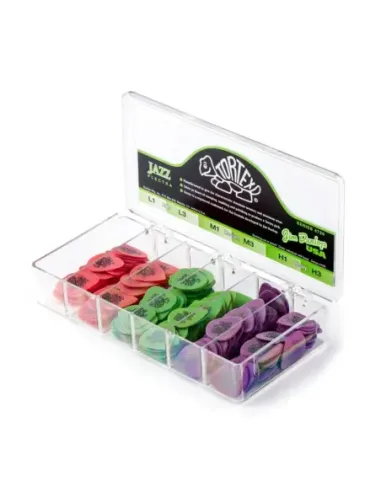 Caja 216 Púas Dunlop 4720 Tortex Jazz