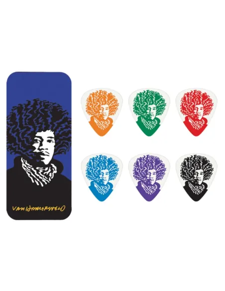 Lata 6 Púas Dunlop JHPT-03M Hamersveld Jimi Hendrix