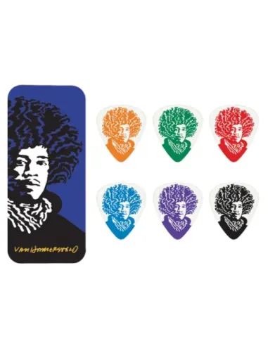 Lata 6 Púas Dunlop JHPT-04H Hamersveld Jimi Hendrix