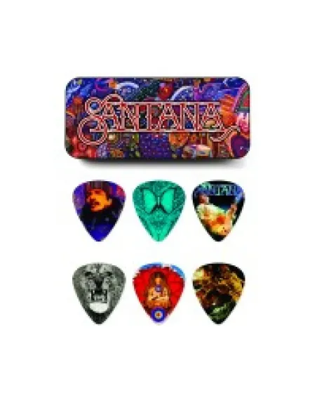 Lata 6 Púas Dunlop SANPT-01M Santana Medium