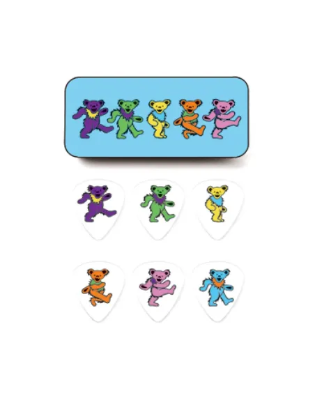 Lata 6 Púas Dunlop GDPT-02M Grateful Dead Dead Bear