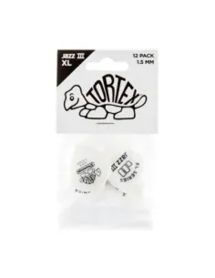 Bolsa 12 Púas Dunlop 498P-150 Tortex Jazz III Xl 1.50mm Pickers