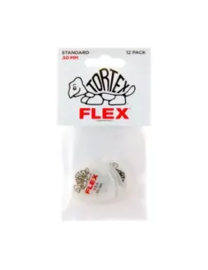 Bolsa 12 Púas Dunlop 428P-050 Tortex Flex Standard 0.50mm Pickers