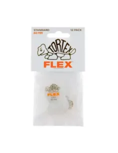Bolsa 12 Púas Dunlop 428P-060 Tortex Flex Standard 0.60mm Pickers