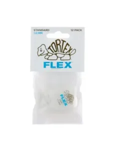 Bolsa 12 Púas Dunlop 428P-100 Tortex Flex Standard 1.00mm Pickers