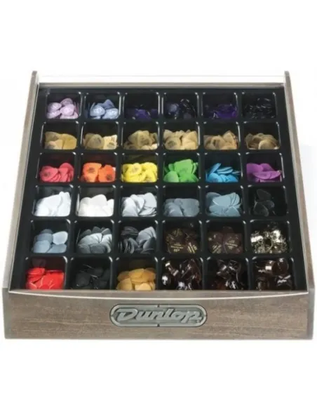 Expositor 1208 Púas Dunlop CP-36BW Counter Display