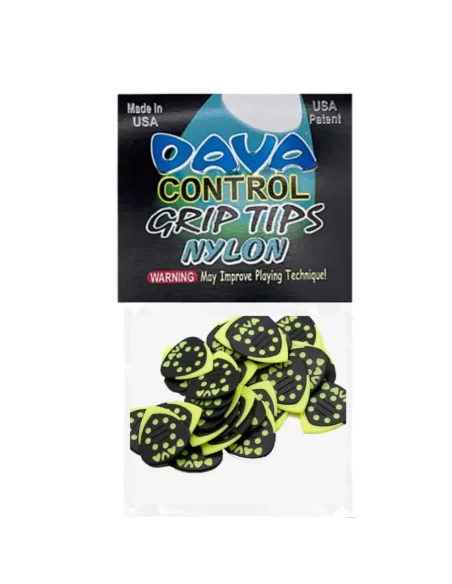 Bolsa 36 Púas Dava 6936 Control Grip Tips Nylon