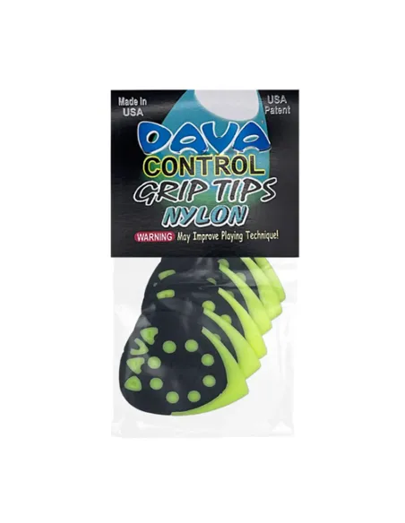 Bolsa 6 Púas Dava 6924 Control Grip Tips Nylon