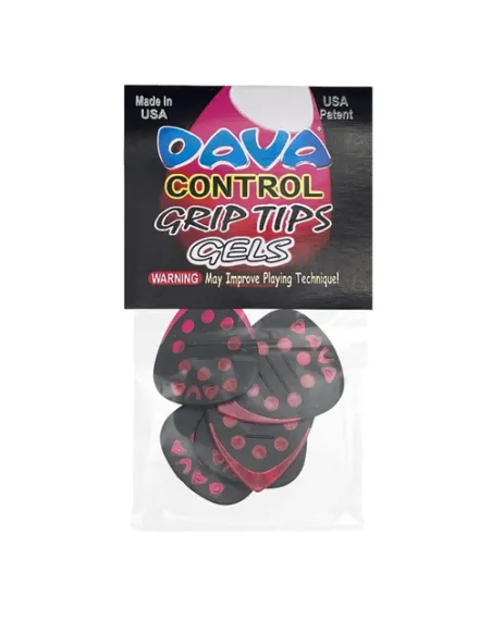 Bolsa 6 Púas Dava 6624 Control Grip Tips Gels