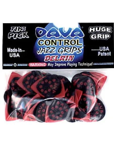 Bolsa 36 Púas Dava 9036 Control Jazz Grips Delrin