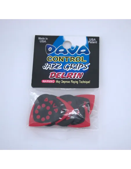 Bolsa 6 Púas Dava 9024 Control Jazz Grips Delrin