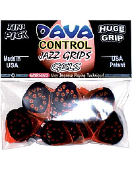 Bolsa 36 Púas Dava 9236 Control Jazz Grips Gels