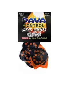 Bolsa 6 Púas Dava 9224 Control Jazz Grips Gels