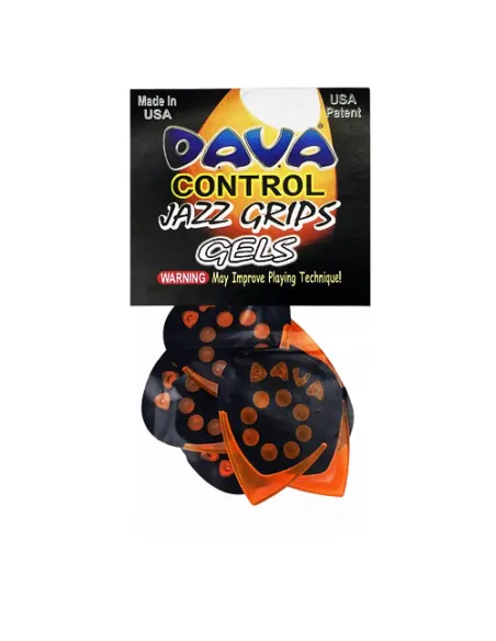 Bolsa 6 Púas Dava 9224 Control Jazz Grips Gels