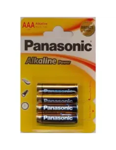 Blister 4 Pilas Panasonic 1,5V. LR03/AAA