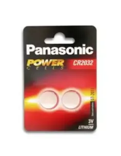 Blister 2 Pilas Botón Panasonic 3V. CR2032