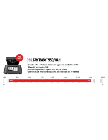Pedal Dunlop 95Q Crybaby Wah