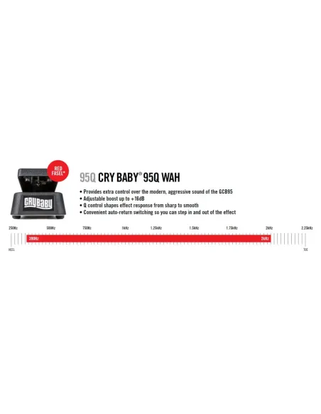 Pedal Dunlop 95Q Crybaby Wah