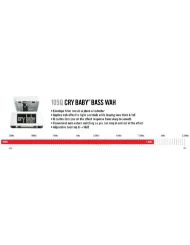 Pedal Dunlop 105Q Crybaby Bass Wah