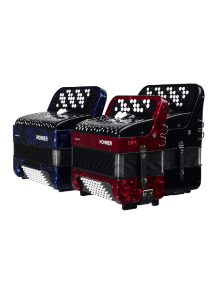 Acordeón Hohner A-4173  Nova III 96 bajos rojo