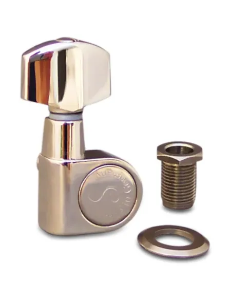 Clavijero Eléctrica Schaller M6-135 Locking Niquel 6L 10020120