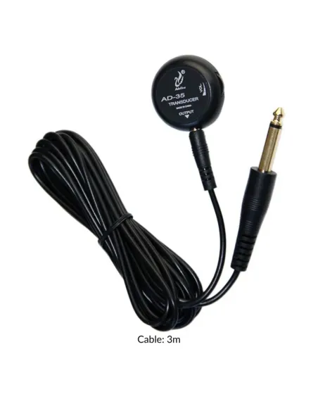Pastilla Piezo Instrumento Acústico Adeline AD-35 Jack 6.35mm
