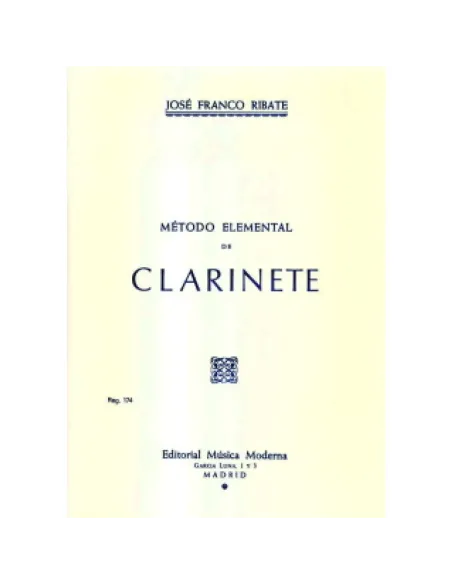 Método Clarinete Franco Ribate