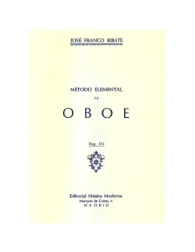 Método Oboe Franco Ribate