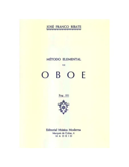 Método Oboe Franco Ribate