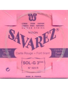 Cuerda Savarez Clásica 3a Carta Roja 523-R