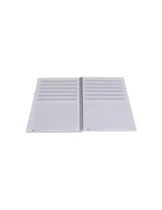 Bloc A4 Música CP6 6 Pautas Mixto cuadrícula 2