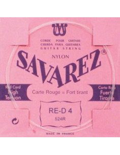 Cuerda Savarez Clásica 4a Carta Roja 524-R