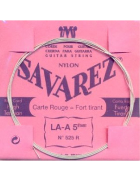 Cuerda Savarez Clásica 5a Carta Roja 525-R