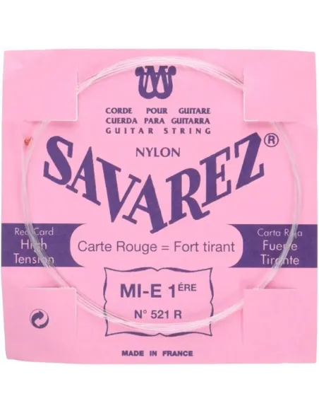 Cuerda Savarez Clásica 1a Carta Roja 521-R