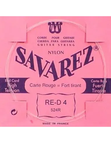 Cuerda Savarez Clásica 4a Carta Roja 524-R