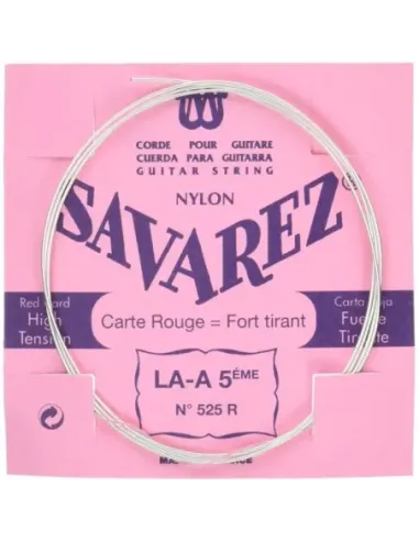 Cuerda Savarez Clásica 5a Carta Roja 525-R
