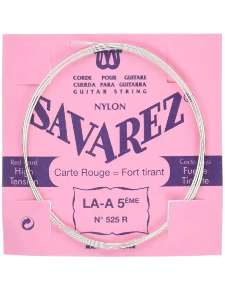 Cuerda Savarez Clásica 5a Carta Roja 525-R