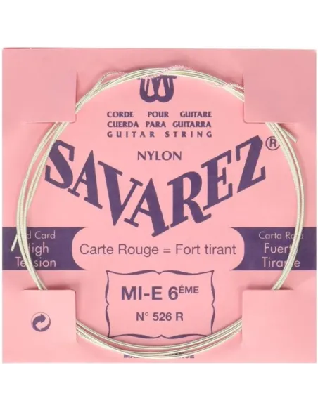 Cuerda Savarez Clásica 6a Carta Roja 526-R