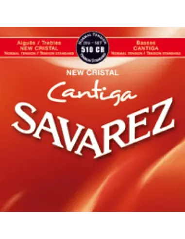 Juego Savarez Clásica New Cristal Cantiga Roja 510-CR