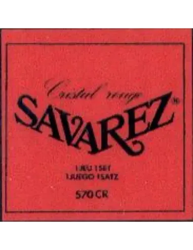 Cuerda Savarez Clásica 3a Cristal Roja 573-R