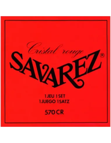 Juego Savarez Clásica Cristal Roja 570-CR