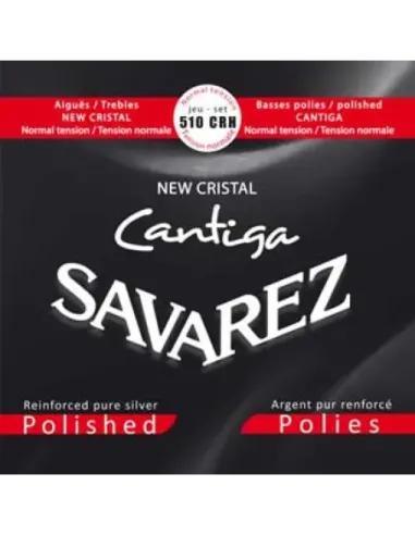 Juego Savarez Clásica New Cristal Cantiga Roja 510-CRH
