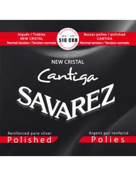 Juego Savarez Clásica New Cristal Cantiga Roja 510-CRH