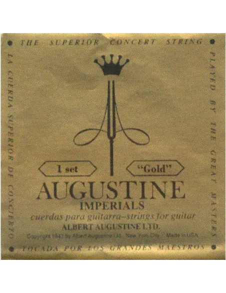 Cuerda 1ª Guitarra Clásica Augustine Imperial Gold