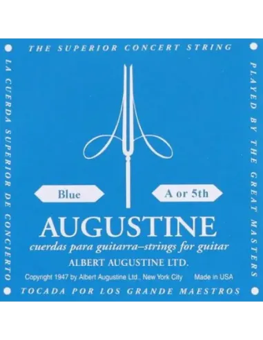 Cuerda 5ª Guitarra Clásica Augustine Azul