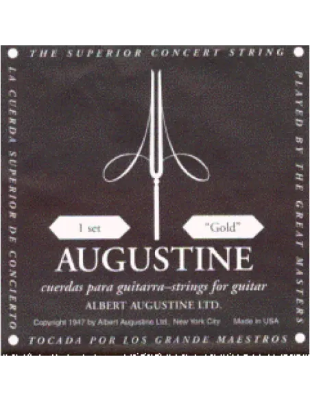 Cuerda 4ª Guitarra Clásica Augustine Negra