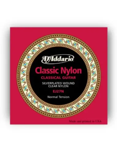 Juego Cuerdas Guitarra Clásica D'Addario EJ-27N Student