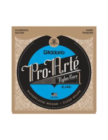 Juego Cuerdas Guitarra Clásica D'Addario EJ-46 Tensión Fuerte