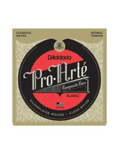 Juego Cuerdas Guitarra Clásica D'Addario EJ-45C Composite Normal