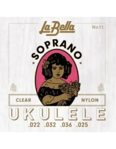 Juego Cuerdas Ukelele Soprano La Bella 11